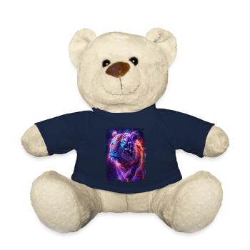 Tiger - Teddy Bear - french navy - Front