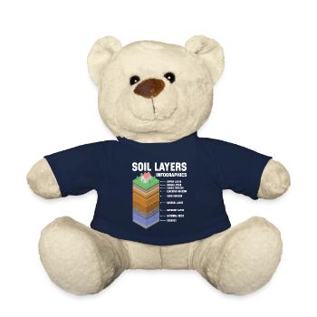 Bodenwissenschaftler Soil Science - Teddy Bear - french navy - Front