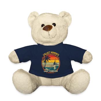 Sammle Momente, nicht Dinge; Sommererinnerungen bleiben - Teddy - French Navy - Vorne