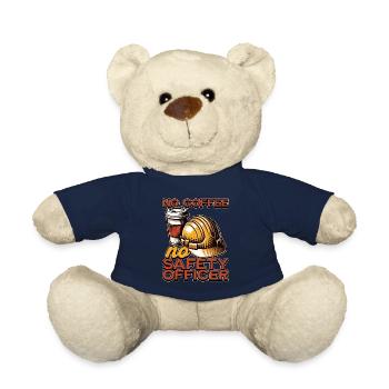 Safety Officer No Coffee Enforcement Coffee Lover - Teddy - French Navy - Vorne