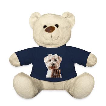 Maltese - Teddy Bear - french navy - Front