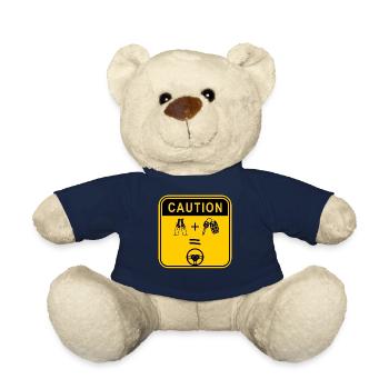 BIER UND AUTOSCHLÜSSEL ERGIBT LENKRAD SHIELD - Teddy - French Navy - Vorne