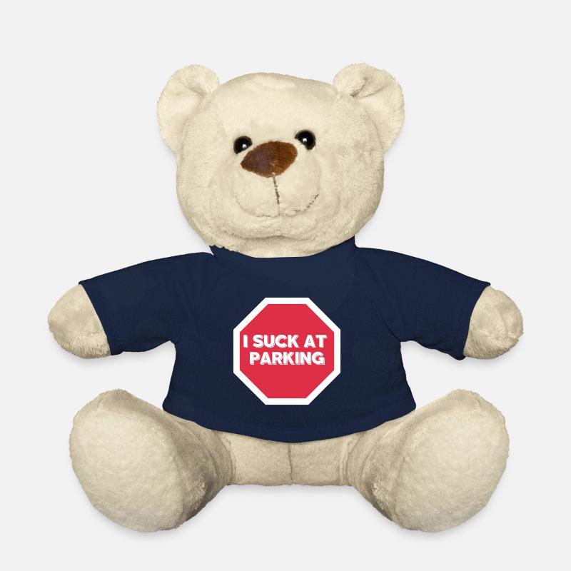 I suck at parking Stopshield - Teddy Bear - french navy