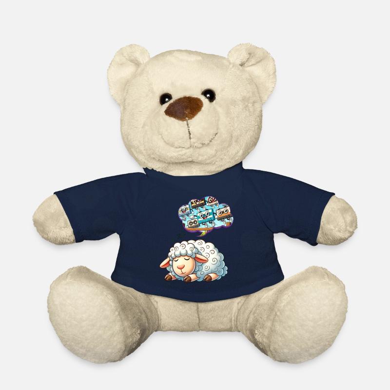 Rêves de moutons - Nounours - bleu marine