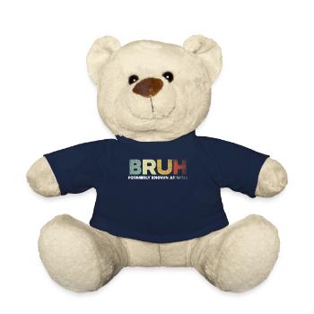 Bruh Formerly Known As Mom - Teddy Bear - french navy - Front