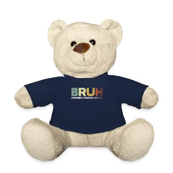 Bruh Formerly Known As Dad - Teddy Bear - french navy - Front