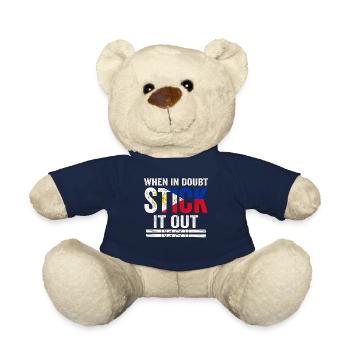 Arnis Eskrima Kali Filipino FMA - Teddy Bear - french navy - Front