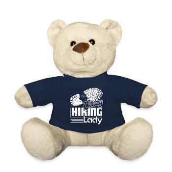 Crazy Hiking Lady - Teddy Bear - french navy - Front