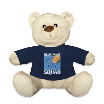 Civil Engineer Kader - Teddy Bear - french navy - Front