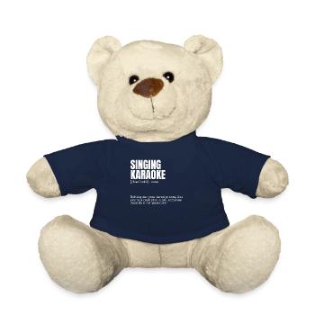 Chant Karaoké Drôle Intérieur Loisirs Définition pr - Nounours - bleu marine - Devant