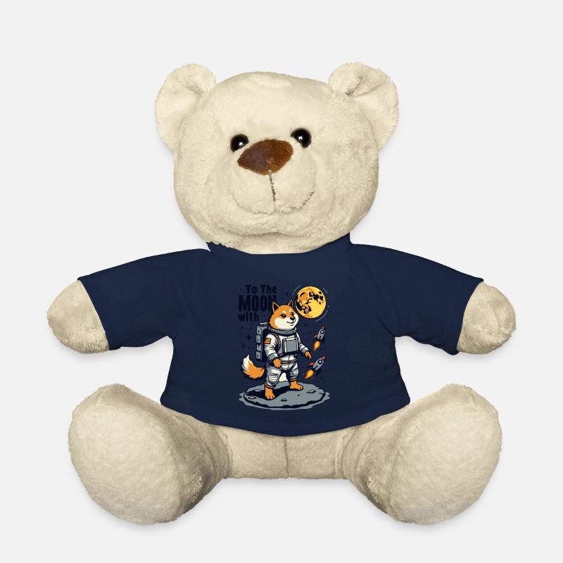 VERS LA LUNE - Nounours - bleu marine