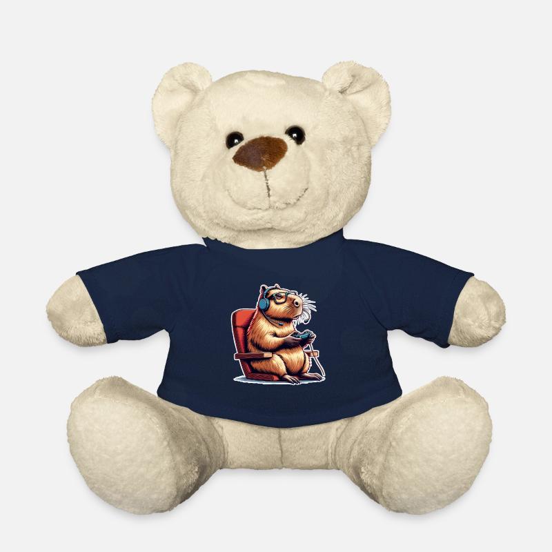 Capybara Gaming Nerd - Teddy - French Navy