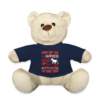 Goat Is Happiness - Teddy Bear - french navy - Front
