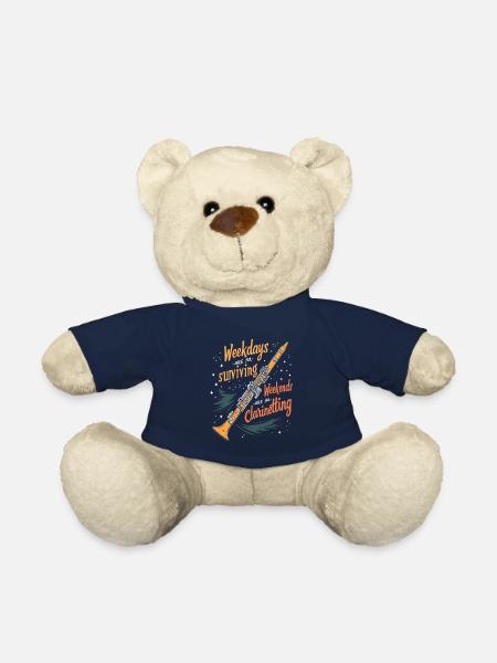 Clarinette, clarinettiste - Nounours - bleu marine