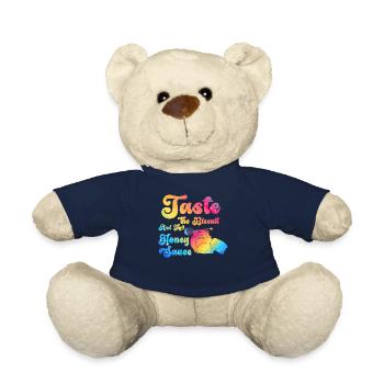 Taste The Biscuit Taste The Goodness - Teddy Bear - french navy - Front