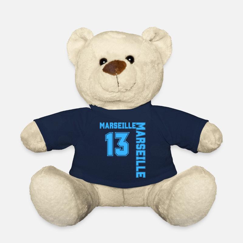 Marseille football, supporteurs de Marseille - Nounours - bleu marine