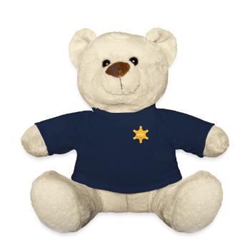 Correctional Officer Logo Emblem Corrections - Teddy Bear - french navy - Front