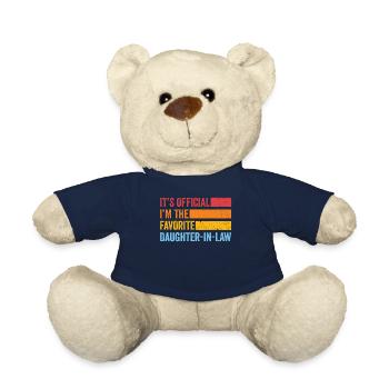 Je suis la belle-fille préférée - Nounours - bleu marine - Devant