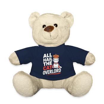 Katzenliebhaber, Dunkler Humor, Frecher, - Teddy - French Navy - Vorne