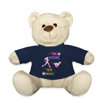 Canicross femme complicité chien sports canins - Nounours - bleu marine - Devant