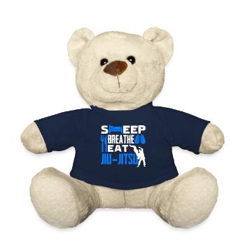 Jiu Jitsu Sleep Eat Jiu Jitsu - Teddy Bear - french navy - Front