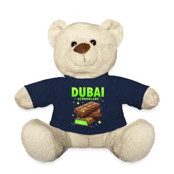 Chocolat de Dubaï - Drôle de dicton - Nounours - bleu marine - Devant