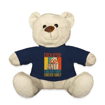 Cadeaux Cockapoo - Nounours - bleu marine - Devant