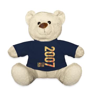 18th Birthday Boy Gift Limited Edition 2007 - Teddy Bear - french navy - Front