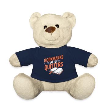 Buchhafter Humor, Witzige Lesezitate, Literarisch - Teddy - French Navy - Vorne