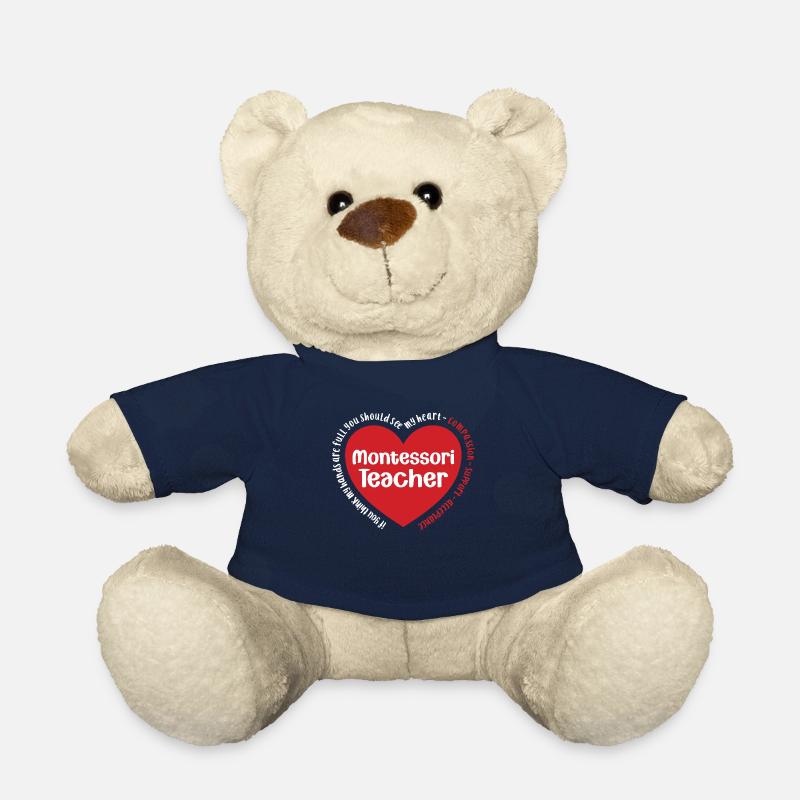 Montessori-lehrerin Ich Erhebe Mich, Indem Ich - Teddy - French Navy