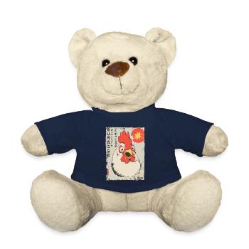 Wütender lustiger Cartoon-Hahn - Teddy - French Navy - Vorne