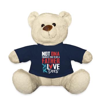 Funny Adoption Dad Appreciation Foster Care - Teddy Bear - french navy - Front