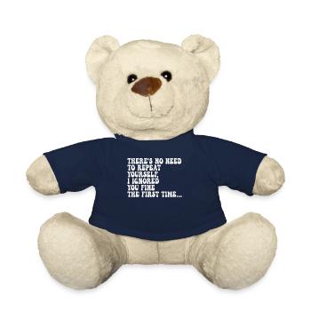 Il n’est pas nécessaire de se répéter - Nounours - bleu marine - Devant