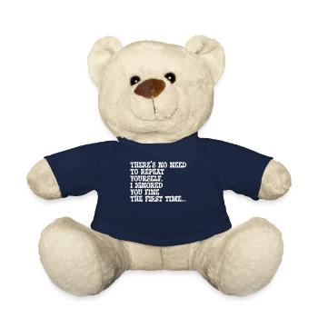 Il n’est pas nécessaire de se répéter - Nounours - bleu marine - Devant