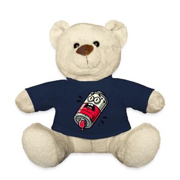 Low Battery Mom Funny Parent Design - Teddy Bear - french navy - Front