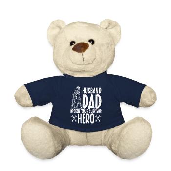 Gebrochener Oberschenkelknochen Gebrochenes Bein - Teddy - French Navy - Vorne