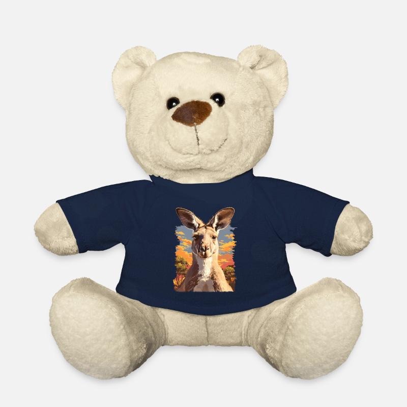 Kangourous Kangourou - Nounours - bleu marine