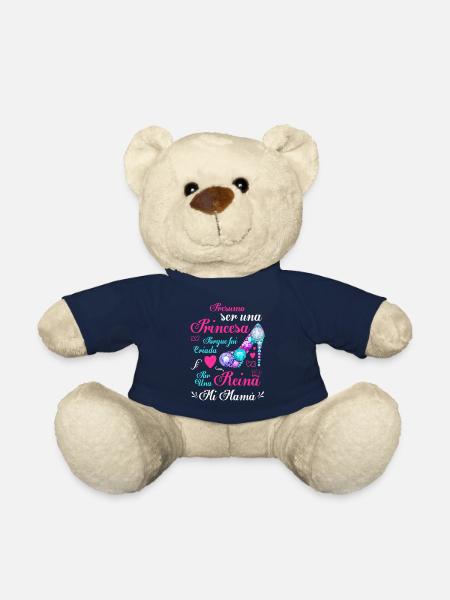 Princess and Queen: Gift for Mom - Teddy Bear - french navy