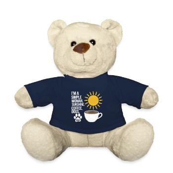I`m a simple woman like sunshine dogs & coffee - Teddy - French Navy - Vorne