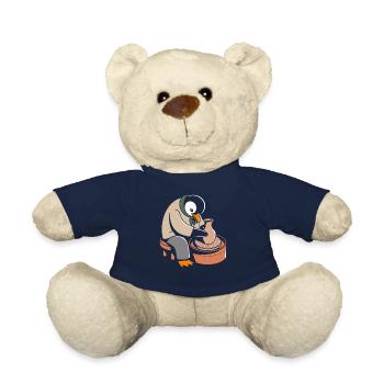 Pinguin Töpferei Kunsthandwerk Leidenschaft - Teddy - French Navy - Vorne