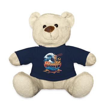 Ramen Wave – Japanese Fusion - Teddy Bear - french navy - Front