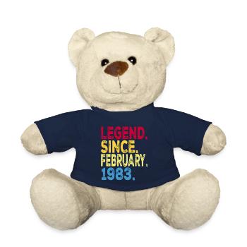 Legende seit Februar 1983 Design Für alten Popel - Teddy - French Navy - Vorne