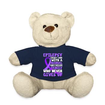 Lustig Epilepsie Störung des Nervensystems Epilepsie - Teddy - French Navy - Vorne
