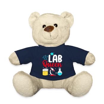 Reine de laboratoire Technicien de laboratoire MLS CLS Drôle - Nounours - bleu marine - Devant