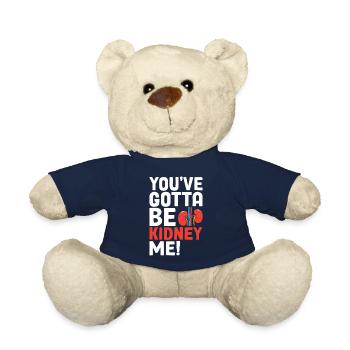 Du musst Niere sein Ich Grünes Band Lustige Niere - Teddy - French Navy - Vorne