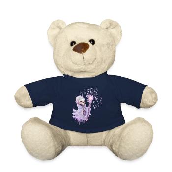 Magical melodies of the cute skeleton. - Teddy Bear - french navy - Front