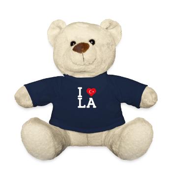 J’aime LA Cool Wrong Flag Turkish Lover America - Nounours - bleu marine - Devant