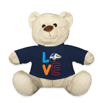 LOVE TRAIN TRAIN - Teddy Bear - french navy - Front