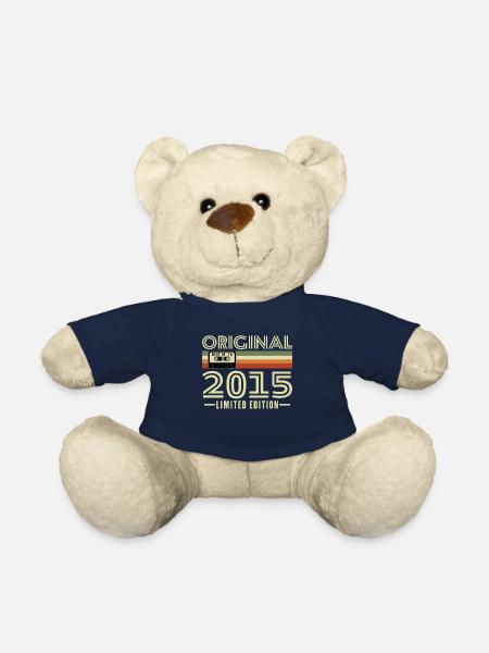 2015 Vintage Retro Geburtstagsgeschenk - Teddy - French Navy