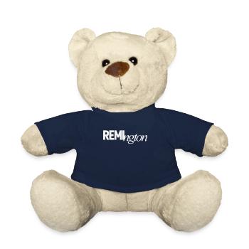 Remington Personal Name - Teddy Bear - french navy - Front